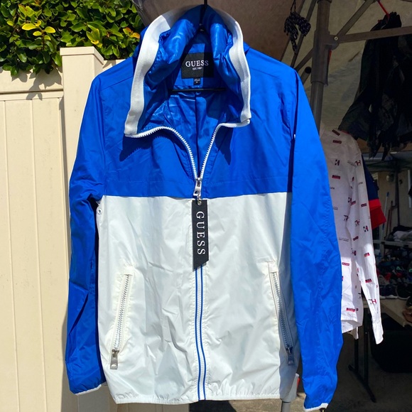 guess classic hooded parka